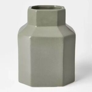 Glossy‎ Green Ceramic Octagon Vase – Threshold Studio McGee, Target Spring 2025